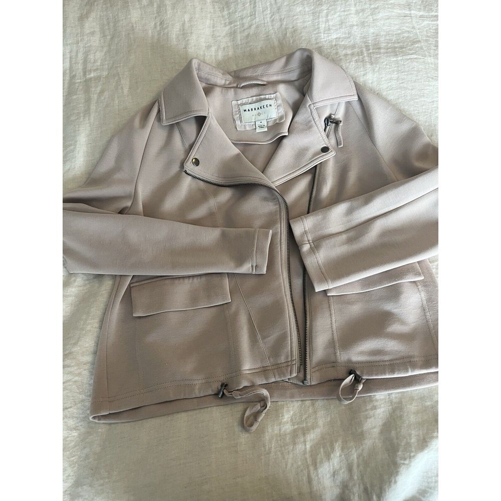 Marrakech Lange Jacket Sz Medium Color Natural Evereve Western Boho Light - Picture 5 of 11
